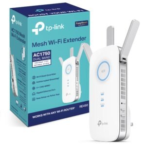 TP-Link AC1750 Mesh Wireless Wall Plugged Range Extender - Model No: TL-RE450