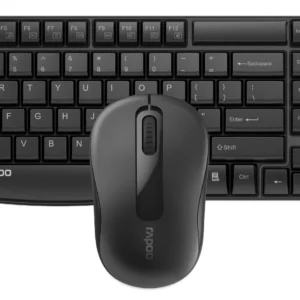 Rapoo X1800s Wireless Keyboard & Mouse Combo, Black