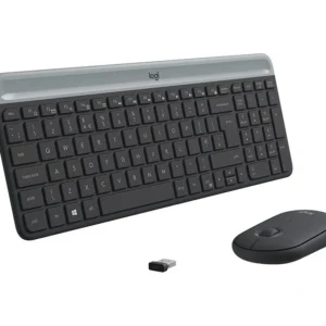 Logitech MK470 Slim Wireless Keyboard and Mouse Combo, Graphite - Model No: 920-009204