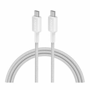 Anker 322 USB-C to Lightning Cable (3ft Braided) White