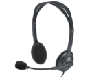 Logitech H111 Stereo Headset, Black (3.5mm) - Model No: 981-000593