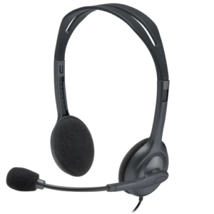 Logitech H111 Stereo Headset, Black (3.5mm) - Model No: 981-000593