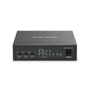 MERCUSYS 6-Port 10/100Mbps Desktop Switch with 4-Port PoE+ - Model No: TL-MS106LP
