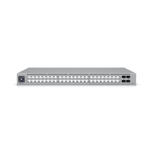 Ubiquiti USW-Pro-Max-48-PoE UniFi 48 port multi-gigabit PoE++ switch, with layer3 features and etherlighting , (16) 2.5 GbE ports including (8) PoE+ and (8) PoE++, (32) GbE ports including (24) PoE+ and (8) PoE++, (4) 10G SFP+ ports, 720W total PoE availability