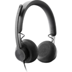 Logitech Zone Wired Headset with Noise-Cancelling Mic (UC) - Model No: 981-000875