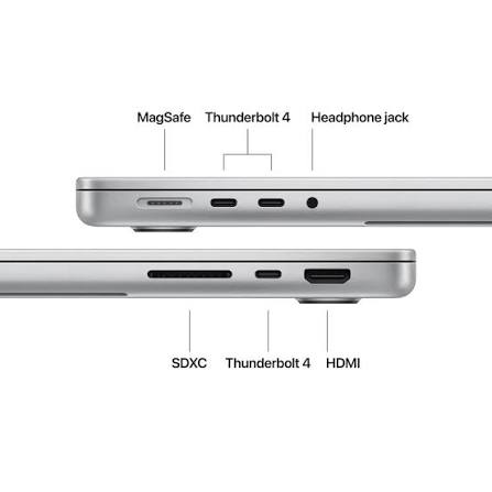 Apple MacBook Pro M5, 10 core CPU - 10 core GPU, 16GB RAM, 512GB SSD, 14.2 inch, Silver (MDE04X/A) - Image 2