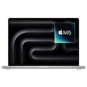 Apple MacBook Pro M5, 10 core CPU – 10 core GPU, 16GB RAM, 512GB SSD, 14.2 inch, Silver (MDE04X/A)