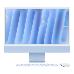 Apple iMac M4, 10 core CPU - 10 core GPU, 16GB RAM, 512GB SSD, 24 inch 4.5K Retina Display, Blue (MWV33B/A)